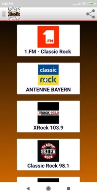 Rock Radios android App screenshot 0