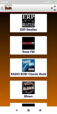 Rock Radios android App screenshot 2